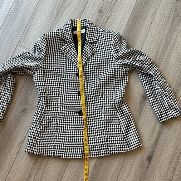 Jones Studio Separates Houndstooth Blazer Size 12 - Picture 5 of 7